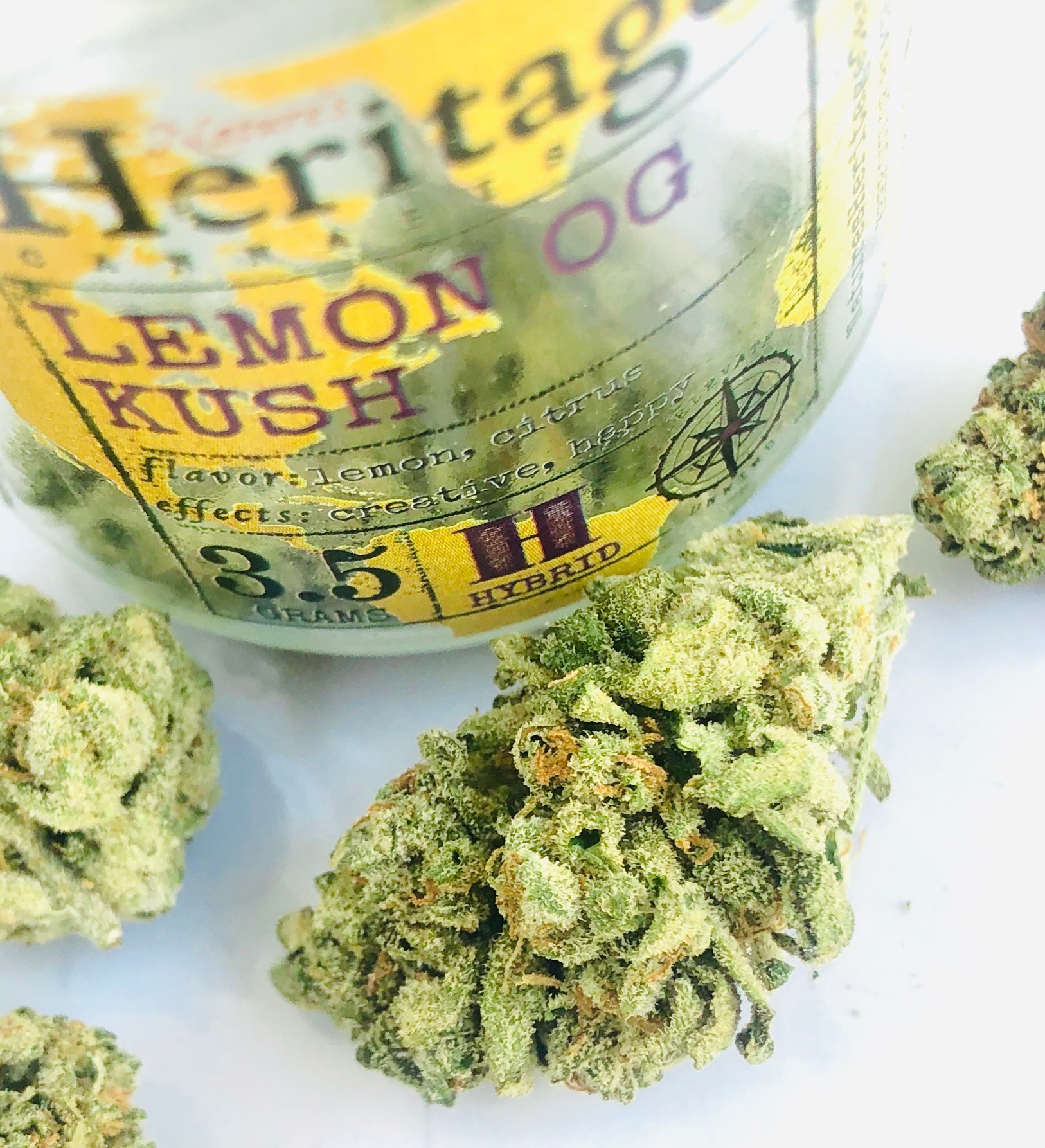 Lemon OG Kush Nature's Heritage Maryland Cannabis Reviews