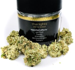 an eighth of Thai Lights by Verano