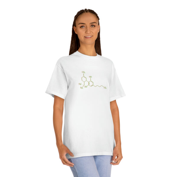 THC MOLECULE "Pure Chemistry" Graphic Only Unisex Classic Tee - Image 8