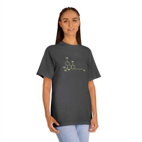 THC MOLECULE "Pure Chemistry" Graphic Only Unisex Classic Tee - Image 13