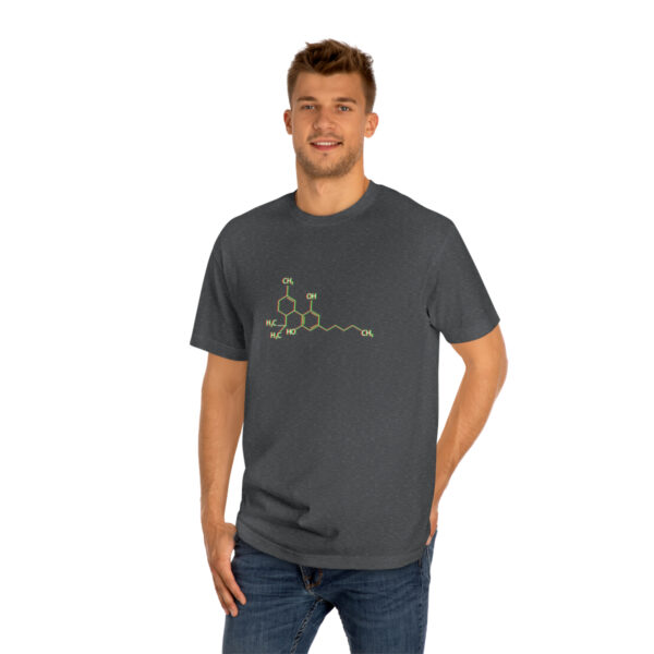 THC MOLECULE "Pure Chemistry" Graphic Only Unisex Classic Tee - Image 14